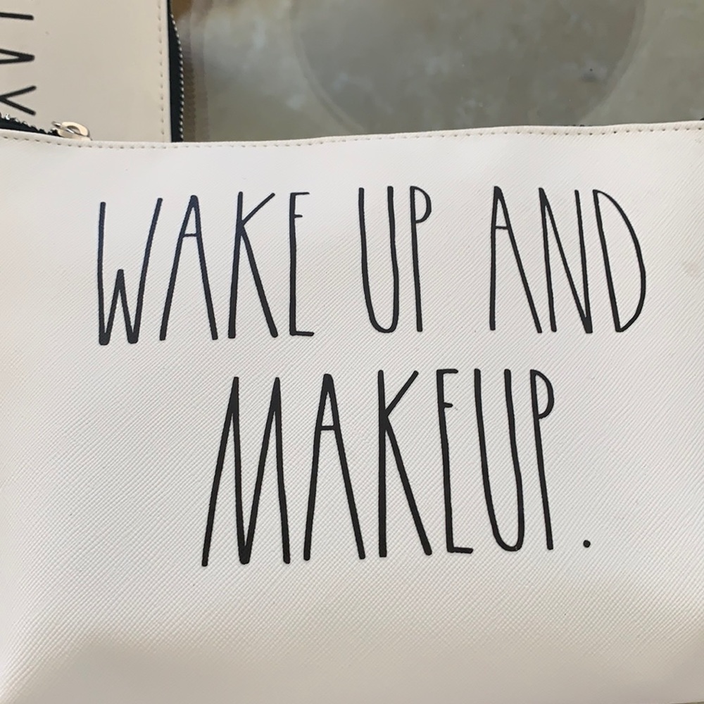 Rae Dunn make up bags. Two together. Brand new